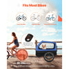 VEVOR Dog Bike Trailer, Supports up to 88 lbs, Pet Cart Bicycle Carrier for Small & Large Dogs, Easy Folding Frame with Quick Release Wheel, Universal Bicycle Coupler, Reflector, Flag, Internal Leash