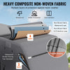 VEVOR Travel Trailer Cover, 27-30 ft RV Cover, 4-Layer Non-Woven Fabric Camper Cover, Waterproof, Windproof and Rip-Stop Class A RV Cover, with Storage Bag, Repair Patches, Straps and Tire Covers