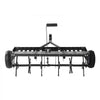 VEVOR Tow Behind Plug Aerator, 40 in Lawn Core Aerator Tool Universal Hitch, 120lbs Weight Capacity, Heavy Duty  & Rust-Resistant, Pull Behind Spike Aerators with Tray for Farmland & Garden Tractors
