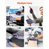 Work Gloves 12 Pairs Touch Screen Nitrile-Coated Garden Construction Gloves