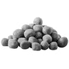 VEVOR Ceramic Fire Pebble Stones, 1-2 inch 48 Pcs Lava Rocks, Reusable Fire Pit Stones Indoor and Outdoor Use, Decorative Firepit Rocks for Propane/Gas Fireplace, Stove, Courtyard, Camping