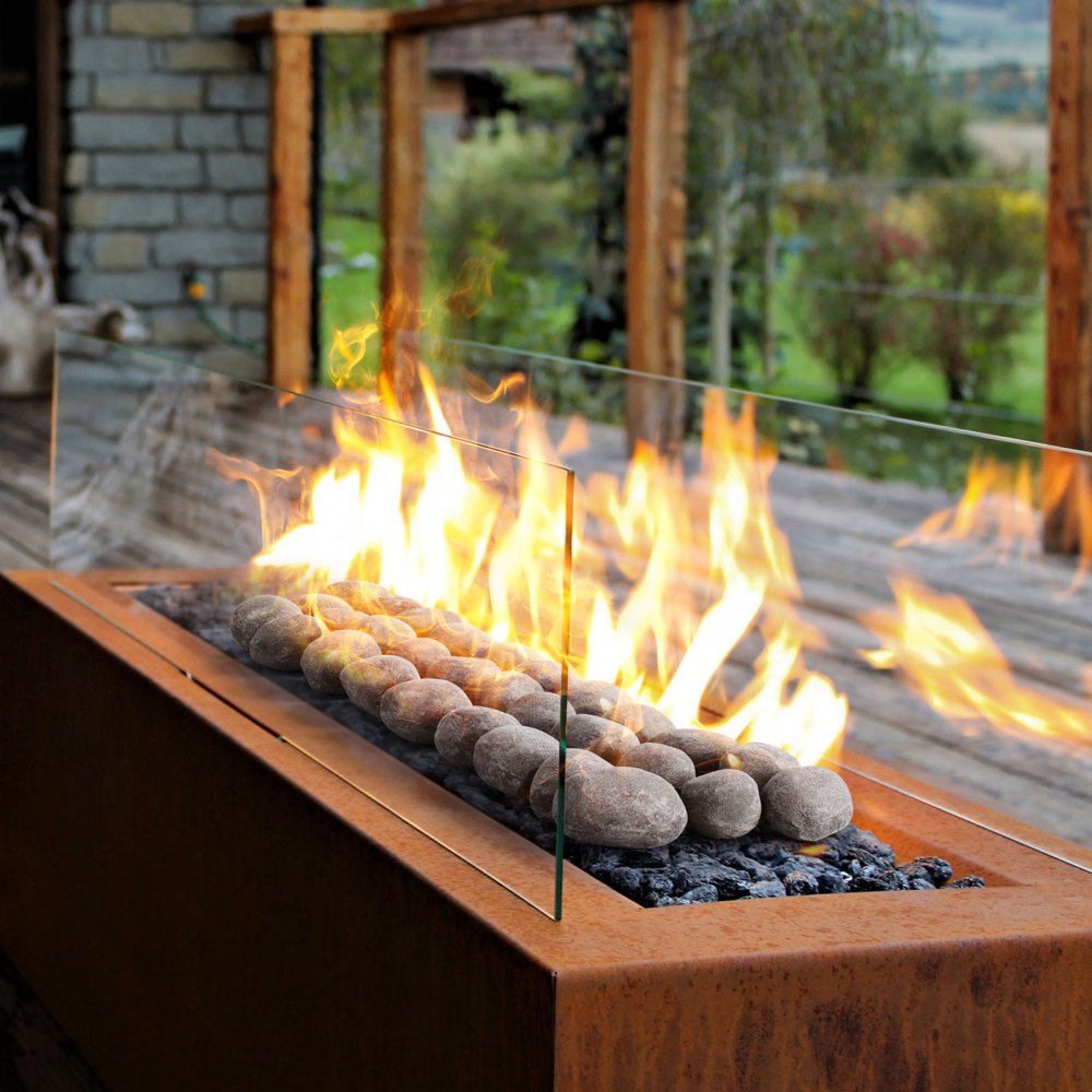 VEVOR Ceramic Fire Pebble Stones, 2-3 inch 30 Pcs Lava Rocks, Reusable Fire Pit Stones Indoor and Outdoor Use, Decorative Firepit Stone for Propane/Gas Fireplace, Stove, Courtyard, Camping