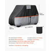 VEVOR Golf Cart Cover, Full Coverage 2+2/4 Passenger Golf Cart, 420D Waterproof Oxford Fabric Club Car Cover Fits Most Carts Club Car, Yamaha, EZGO, Honda, Silver-Coated Layer & Three Zipper Doors
