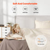 VEVOR King Quilt Set, 3-Piece Lightweight Comforter, Cotton King Size Quilt Bedding Set, Beige Bedspreads with 1 Quilt and 2 Pillow Shams, Lightweight Bedspread Coverlet Bedding Set, for All Season