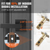 VEVOR Passage Door Handle, 5 Pack Matte Black Door Lever, Left or Right Handing Reversible Lever Non-Locking, 45° Rotation to Open, Universal Square Interior for Hallways, Closets, Meeting Spaces