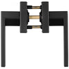 VEVOR Passage Door Handle, 5 Pack Matte Black Door Lever, Left or Right Handing Reversible Lever Non-Locking, 45° Rotation to Open, Universal Square Interior for Hallways, Closets, Meeting Spaces