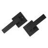 VEVOR Passage Door Handle, 6 Pack Matte Black Door Lever, Left or Right Handing Reversible Lever Non-Locking, 45° Rotation to Open, Universal Square Interior for Hallways, Closets, Meeting Spaces
