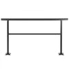 VEVOR Outdoor Handrail 165LBS Load Handrail Outdoor Stairs Aluminum Stair Handrail 60 x 35" Outdoor Stair Railing Transitional Range from 0 to 30° Staircase Handrail Fits 4-5 Steps with Screw Kit