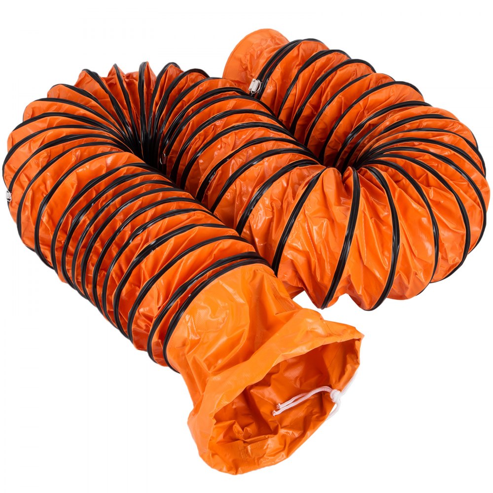VEVOR 16 FT PVC Flexible Duct Hosing for 12 INCH Exhaust Fan (12IN 16FT)