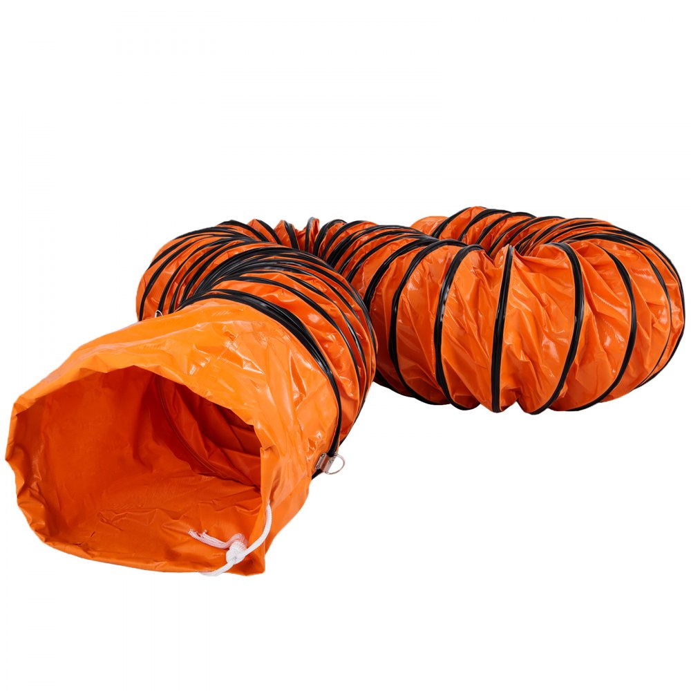 VEVOR 16 FT PVC Flexible Duct Hosing for 12 INCH Exhaust Fan (12IN 16FT)