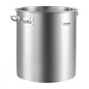 VEVOR Stainless Steel Stockpot, 42 Quart Large Cooking Pots, Cookware Sauce Pot with Basket, Lid, and Handle, Heavy Duty Commercial Grade Stock Pot, Sanding Treatment, for Large Groups Events Silver