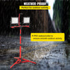VEVOR LED Work Light with Stand, 2PCS 10000 Lumen Dual-head LED Work Light with 27.6\"-68.1\" Adjustable and Foldable Tripod Stand, IP65 Waterproofed LED Tripod Work Light, with 5000 K Color Temperatu