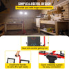 VEVOR LED Work Light with Stand, 10000 Lumen Dual-head LED Work Light with 27.6\"-68.1\" Adjustable and Foldable Tripod Stand, IP65 Waterproofed LED Tripod Work Light, with 5000 Kelvin Color Temperatu