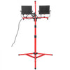 VEVOR LED Work Light with Stand, 20000 Lumen Dual-head LED Work Light with 27.6\"-68.1\" Adjustable and Foldable Tripod Stand, IP65 Waterproofed LED Tripod Work Light, with 5000 Kelvin Color Temperatu