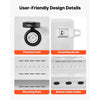 VEVOR Outdoor Electrical Box, Cold-Rolled Steel, Electrical Junction Box with Thermostat and Fan, Rain Hood, Ventilated Design, IP65 Waterproof Hinged Enclosure, Wall/Pole Mounted, 20 x 16 x 8 in