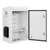 VEVOR Outdoor Electrical Box, Cold-Rolled Steel, Electrical Junction Box with Thermostat and Fan, Rain Hood, Ventilated Design, IP65 Waterproof Hinged Enclosure, Wall/Pole Mounted, 24 x 16 x 12 in