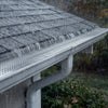 VEVOR Gutter Guard, 5 inch Aluminum Gutter Cover Heavy-Duty, 32ft Length Protection Cover for Leaf & Debris, 0.02 in Thickness Mill Finish, Easy DIY Install, Fast Drainage, Screws Included, 8 PCS
