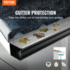 VEVOR Gutter Guard, 5 inch Width, Aluminum Leaf Filter DIY Gutter Cover, 26 PCS 104 ft Total Length, 0.157'' Hole Diameter & 0.02'' Thick Gutter Guards Fits Any Roof or Gutter Type