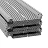 VEVOR Gutter Guard, 5 inch Width, Aluminum Leaf Filter DIY Gutter Cover, 52 PCS 208 ft Total Length, 0.157'' Hole Diameter & 0.02'' Thick Gutter Guards Fits Any Roof or Gutter Type