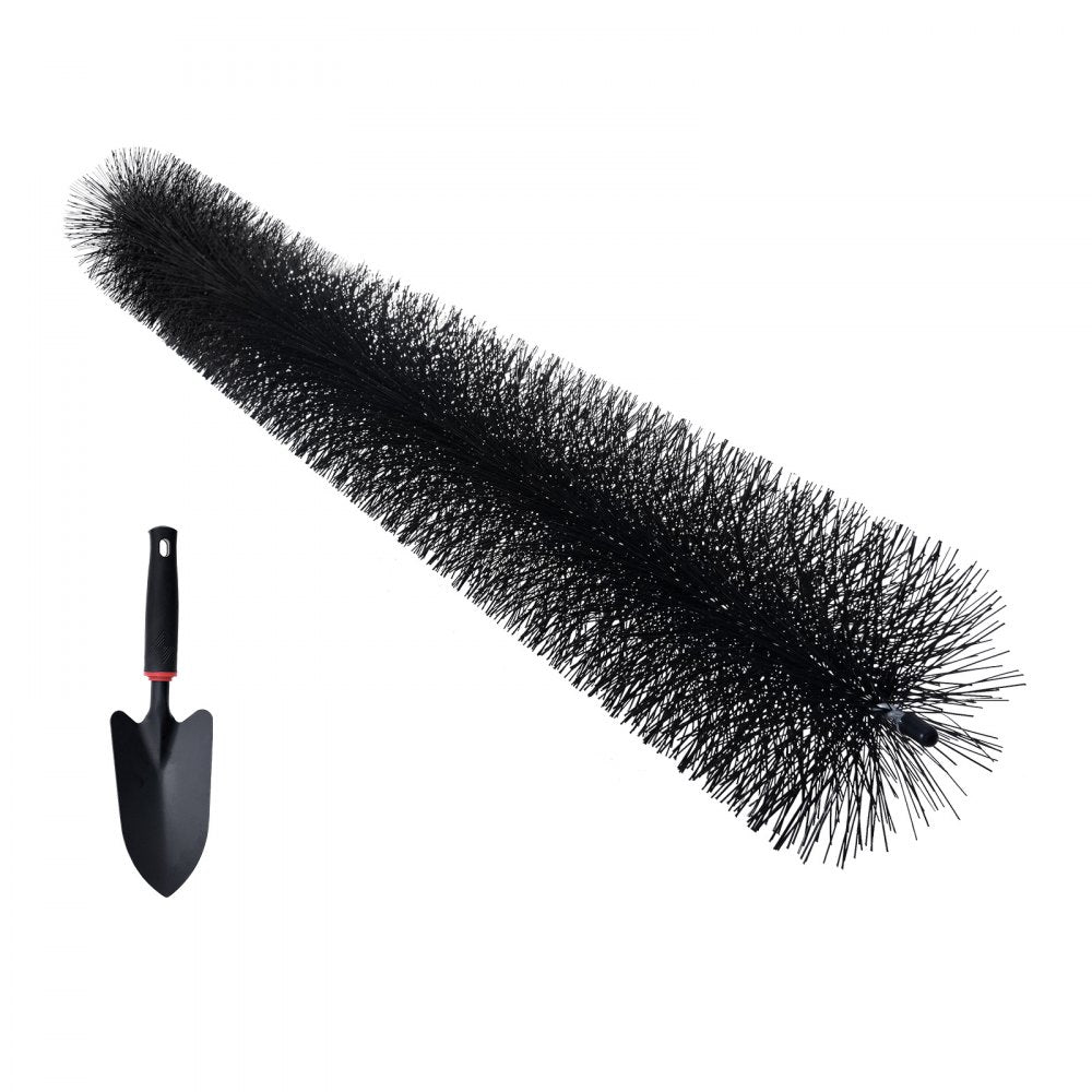 VEVOR Gutter Brush, 60 Feet Total Length 4.33 inch Diameter Gutter Cleaning Tools, Ground-Level Gutter Brush Leaf Guard for 5 Inch Gutters, Easily Clear roof Leaves and Debris, 20 Pack