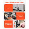 VEVOR Labor Saving Arm Jack, 2 PCS 330 lbs Bearing Capacity, Lifting up to 7.1", Metal Hand Lifting Jack Tool with Magnetic Level, Adjustable Height, for Door, Window, Furniture, Woodworking, Black