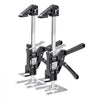 VEVOR Labor Saving Arm Jack, 2 PCS 330 lbs Bearing Capacity, Lifting up to 7.1", Metal Hand Lifting Jack Tool with Magnetic Level, Adjustable Height, for Door, Window, Furniture, Woodworking, Black