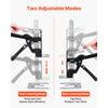 VEVOR Labor Saving Arm Jack, 2 PCS 440 lbs Bearing Capacity, Lifting up to 6.5", Metal Hand Lifting Jack Tool with Magnetic Level, 2 Adjustment Modes, for Door, Window, Furniture, Woodworking, Black