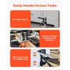 VEVOR Labor Saving Arm Jack, 2 PCS 440 lbs Bearing Capacity, Lifting up to 9.3", Metal Hand Lifting Jack Tool with Magnetic Level, 2 Adjustment Modes, for Door, Window, Furniture, Woodworking, Black
