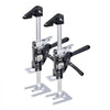 VEVOR Labor Saving Arm Jack, 2 PCS 440 lbs Bearing Capacity, Lifting up to 9.3", Metal Hand Lifting Jack Tool with Magnetic Level, 2 Adjustment Modes, for Door, Window, Furniture, Woodworking, Black