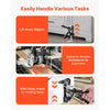 VEVOR Labor Saving Arm Jack, 2 PCS 330 lbs Bearing Capacity, Lifting up to 9.8", Metal Hand Lifting Jack Tool with Magnetic Level, Adjustable Height, for Door, Window, Furniture, Woodworking, Black