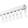 VEVOR Ceiling Curtain Track Set, 11.8 FT/3.6 Meter, Sliding Ceiling Track System for Curtains, Room Divider Curtain Track Ceiling/Wall Mounted for Living Room Bedroom with Hooks and Hardware, White