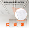 VEVOR Ceiling Tiles, 48-Pack 20 x 20 in, Drop Ceiling Tiles Premium Polystyrene Sheet, Easy Installation/ Cutting Plastic Glue-up Ceiling Tile, Basement Ceiling Covering for Home/Office Decoration