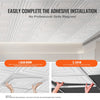 VEVOR Ceiling Tiles, 12-Pack 24 x 24 in, Drop Ceiling Tiles Premium PVC Sheet, Easy Installation/ Cutting Plastic Glue-up Ceiling Tile, Ceiling Covering for Home/Office Decoration, White Peg Pattern