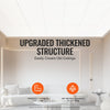 VEVOR Ceiling Tiles, 10-Pack 24 x 48 in, Drop Ceiling Tiles Premium PVC Foam Sheet, Fire-Rated & Good Flexibility & Easy Installation, Ceiling Covering for Home/Office Decoration, Smooth White