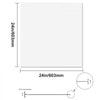 VEVOR Ceiling Tiles, 12-Pack 24 x 24 in, Drop Ceiling Tiles Premium PVC Foam Sheet, Fire-Rated & Good Flexibility & Easy Installation, Ceiling Covering for Home/Office Decoration, Smooth White