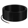 VEVOR 12 AWG THHN Wire, 19-Stranded, 100% OFC Copper Electrical Building Wire with Nylon Jacket, Rated for Up to 600 Volts, for Indoor Outdoor Use, Commercial, Industrial, Residential, Black (100 ft)