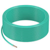 VEVOR 10 AWG Solid THHN Wire, 100% OFC Copper Electrical Building Wire with Nylon Jacket PVC Insulation, Rated for Up to 600 Volts, Heavy-Duty for Residential, Industrial, Commercial, Green (50 Feet)