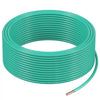 VEVOR 10 AWG Solid THHN Wire, 100% OFC Copper Electrical Building Wire with Nylon Jacket PVC Insulation, Rated for Up to 600 Volts, Heavy-Duty for Residential, Industrial, Commercial, Green (50 Feet)