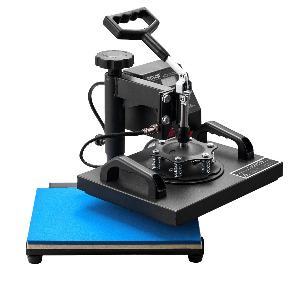 VEVOR Heat Press, 12x10Inch T-Shirt Press Machine, T-shirt Press Heat Press 30x23cm Printing Machine Heat Transfer Sublimation Machine for T-shirts