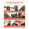 VEVOR Screwdriver Set, 59-Piece Small Precision Screwdriver Set with Phillips, Flat Head, Torx, Pentalobe Bits, Tweezer for Men, Mini Cleaning Repair Tool Kit for iPhone, MacBook, Laptop, Computer