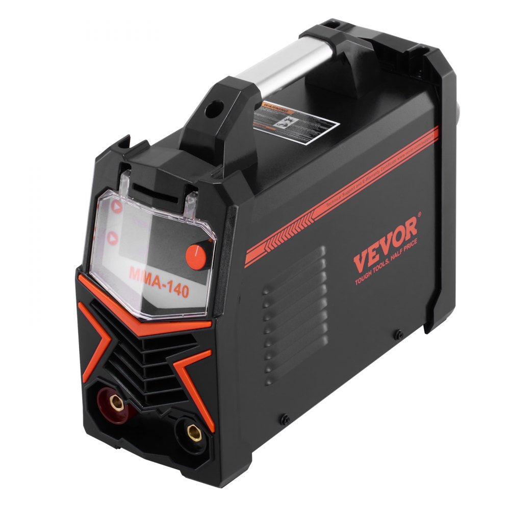 VEVOR MMA Welder, 140A 4-in-1 Welding Machine - MMA (Stick)/DC Pulse MMA/DC Pulse TIG/Lift TIG, 110 & 220V Dual Voltage Electric Welder with LED Display, Synergic Control, IGBT Inverter Hot Start