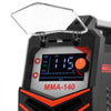 VEVOR MMA Welder, 140A 4-in-1 Welding Machine - MMA (Stick)/DC Pulse MMA/DC Pulse TIG/Lift TIG, 110 & 220V Dual Voltage Electric Welder with LED Display, Synergic Control, IGBT Inverter Hot Start