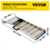 VEVOR Aluminum Alloy Sluice Box, Compact 36\" Mini Sluice Boxes for Gold, Lightweight Gold Sluice Equipment, Portable Sluice Boxes with Miner\'s Moss, River, Creek, Gold Panning, Prospecting, Dredging