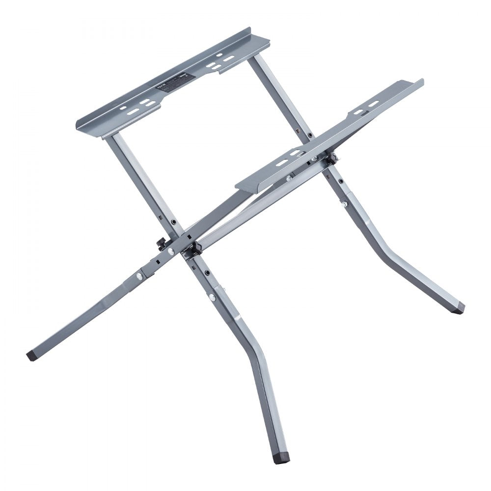 VEVOR Table Saw Folding Stand, 350 lbs / 158.76 kg Load Capacity, Portable Compact Table Saw Stand, Heavy Duty Construction, Easy Storage, Foldable Design, Universal for Most Brands of Table Saws