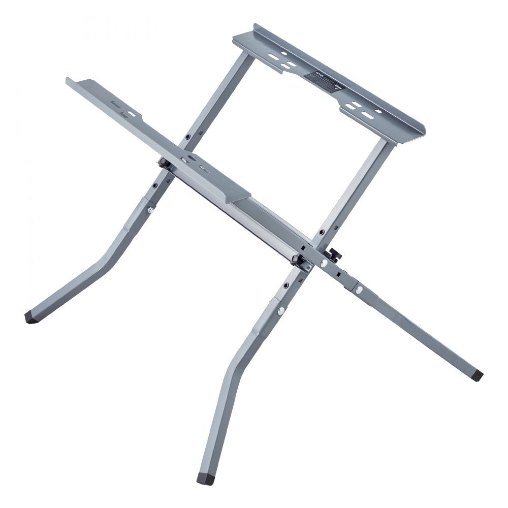 VEVOR Table Saw Folding Stand, 350 lbs / 158.76 kg Load Capacity, Portable Compact Table Saw Stand, Heavy Duty Construction, Easy Storage, Foldable Design, Universal for Most Brands of Table Saws