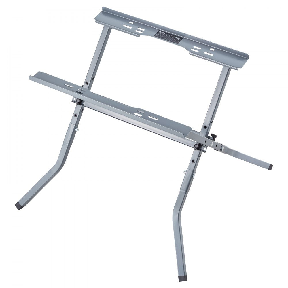 VEVOR Table Saw Folding Stand, 350 lbs / 158.76 kg Load Capacity, Portable Compact Table Saw Stand, Heavy Duty Construction, Easy Storage, Foldable Design, Universal for Most Brands of Table Saws