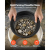 VEVOR Gold Panning Kit, 10 in and 14 in Pans, 19 PCS Portable Prospecting Equipment Kit with Classifier Sieves, Sand Magnet, Rock Pick, Scoops, Backpack, and Accessories, for Outdoor Gold Recovery