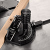 VEVOR Accurate Miter Gauge, Fits Slots 3/4'' x 3/8'', Crafted from Aluminum Alloy, Features 15 Adjustable Angle Stops, Spring-Loaded Plunger & Detachable Disc, Ideal for Woodwork & Table Saws