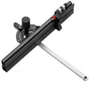 VEVOR Precision Miter Gauge, Standard Slot 3/4'' x 3/8'', Aluminum Alloy Table Saw Miter Gauge with 18 in Grating 15 Angle Stops Adjustable Spring Loaded Plunger and Removable Disc, for Woodworking