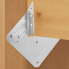 VEVOR Hurricane Ties for Rafter, Inner Size 5.31x1.57x2.48 in / 135x40x63 mm, Heavy Duty Hurricane Straps, Heavy Duty Rafter Ties Brackets Joist Hangers for Roof Beam Wooden Construction, 25 Pcs